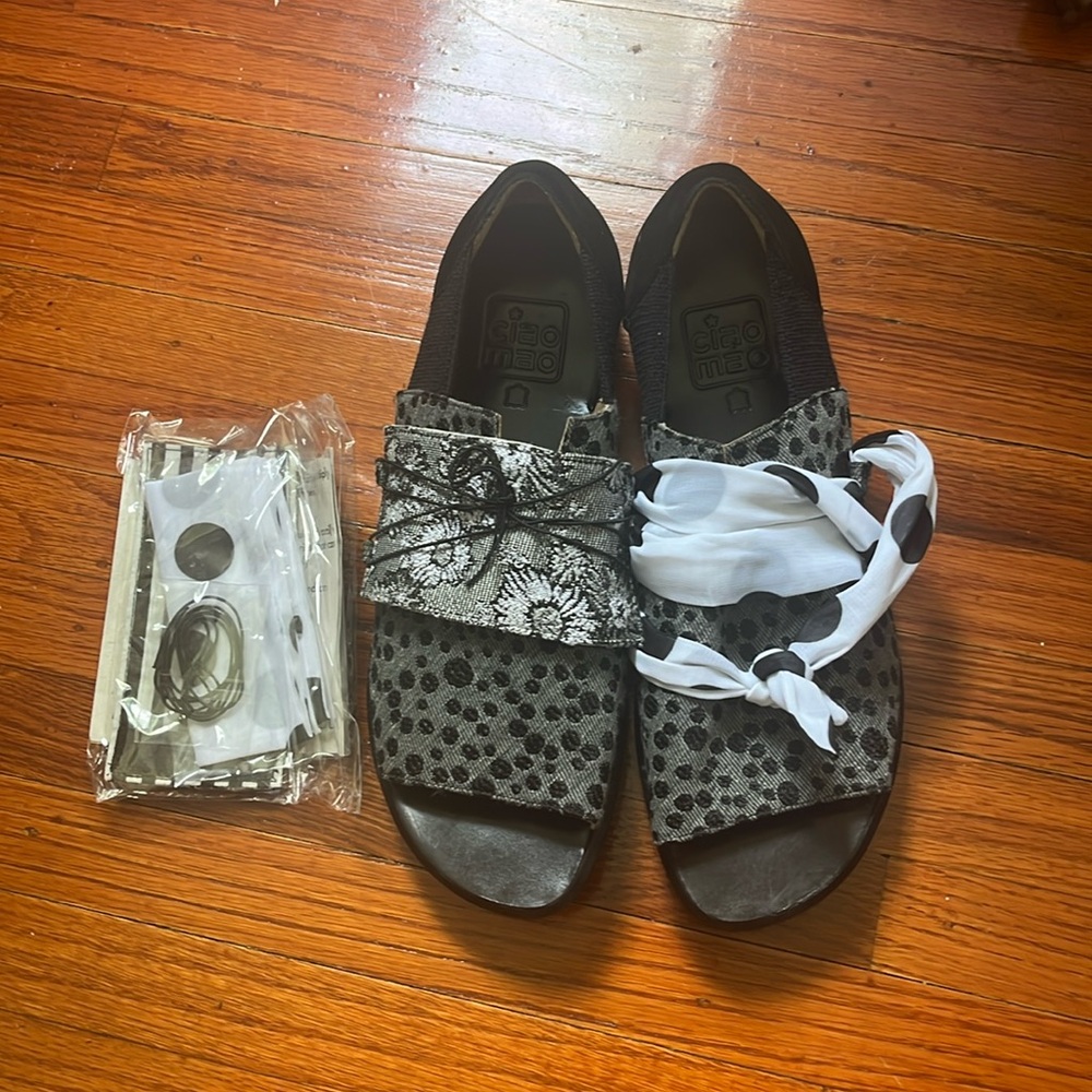 Ciao Mao origami convertible leather shoes